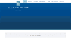 Desktop Screenshot of belgumlaw.com